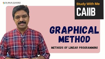 Graphical Method (Methods of Linear Programming) | CAIIB | Advanced Bank Management