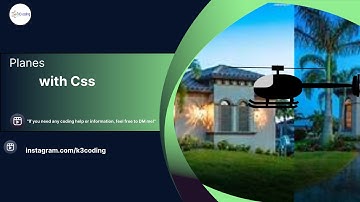 🚁 Helicopter Animation Using HTML, CSS | Flying Helicopter with Rotating Blades 🌟