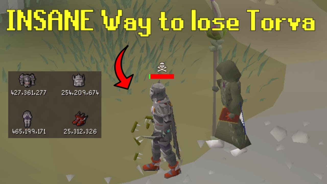 AN INSANE WAY TO LOSE 800M (TORVA SET) - OSRS BEST HIGHLIGHTS - FUNNY ...