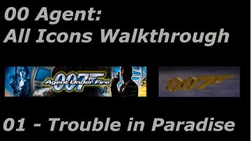 Level 1 - Trouble in Paradise, All Bond Tokens James Bond: Agent Under Fire (PS2) Walkthrough