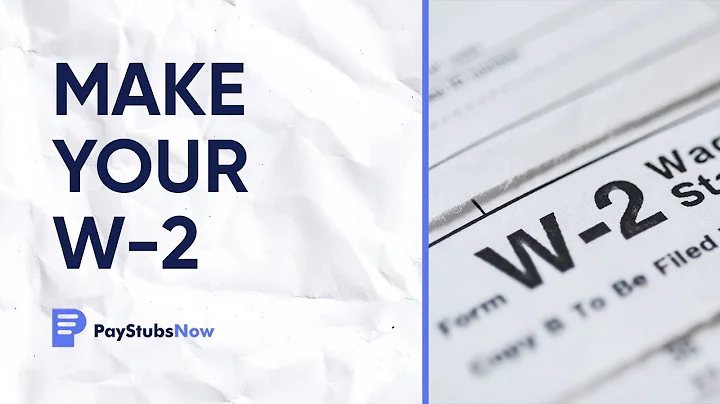 Generate Your W-2 Form Instantly!