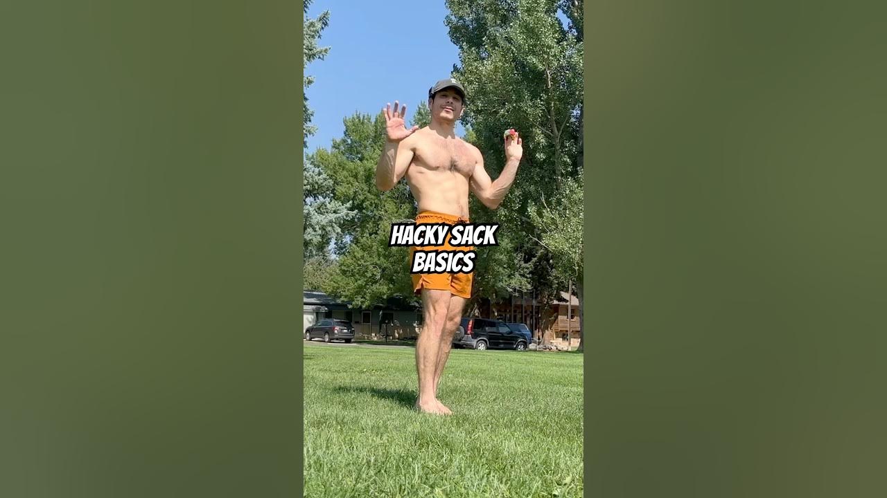 Learn how to hacky sack knee kicks hackysack footbag YouTube