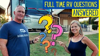 Questions About Full Time RVing
