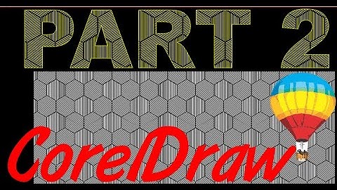 Corel Draw Tips & Tricks 6 sided Polygon to make this Pattern PART 2