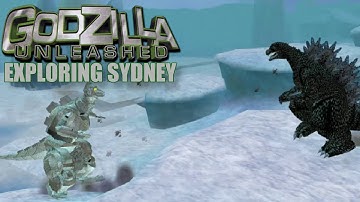 Exploring Sydney - Godzilla: Unleashed (PS2)
