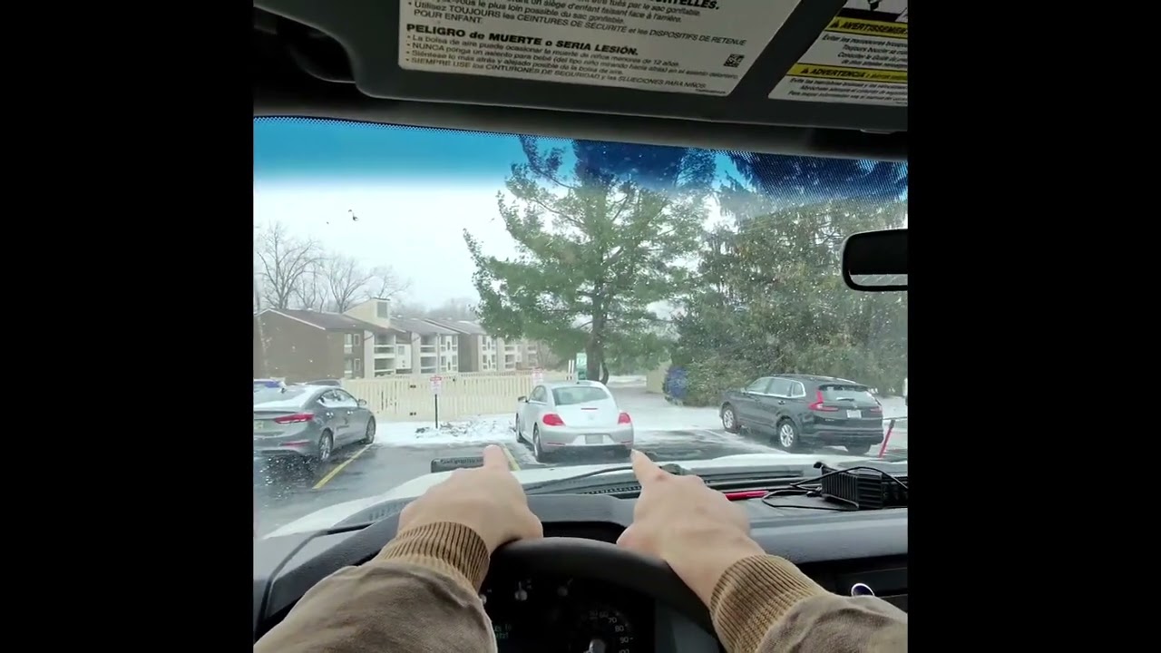 Driving a salt truck with Meta Glasses