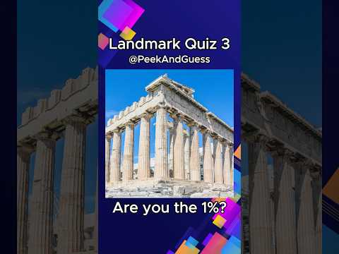 Landmark Quiz 3: Can You Guess All 8 Landmarks from Covered Images? #quiz #trivia #quiztime #travel