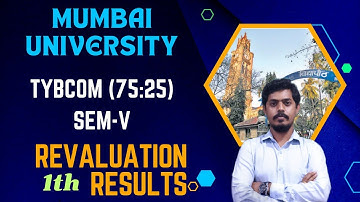 Revaluation Results for TYBCOM SEM-V (75:25)l Mumbai University l Mukund Sir