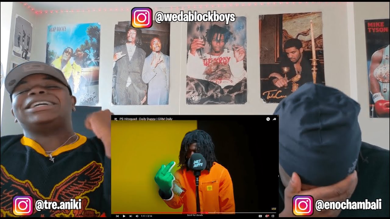 PS Hitsquad - Daily Duppy | GRM Daily - REACTION