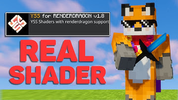 A REAL renderdragon SHADER for mcpe 1.18+ (no lag)