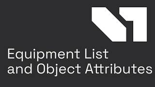 visTable®: Equipment List and Attributes