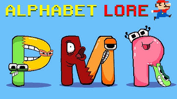 Alphabet Lore But Something is WEIRD | Alphabet Lore (A-Z...) Transform | Game Animation