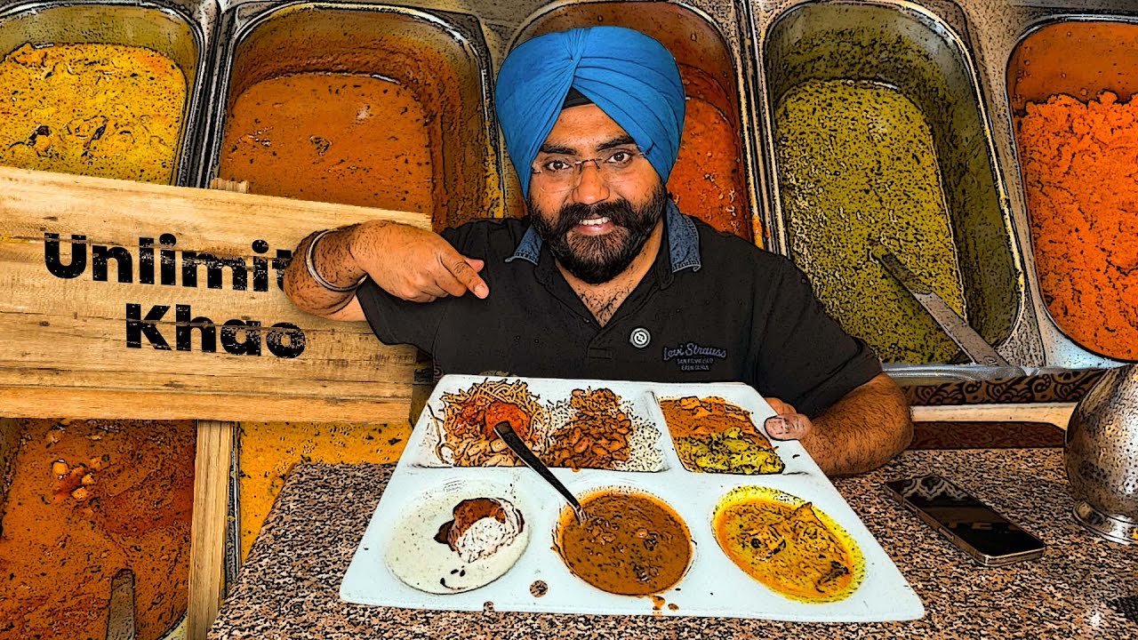 200 Rs Unlimited Food In Punjab | Best Unlimited Buffet Food | Unlimited Pizza | Indian Street Food