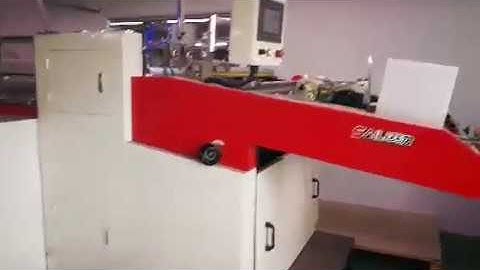 Automatic corner cutting and grooving machine KLJ-600 for paper box making