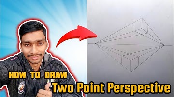 How To Draw Two Point Perspective Drawing: Beginner