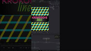 DaVinci Resolve Krokodove Lines #shorts