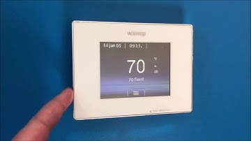 Turning the 4iE Smart Thermostat unit off
