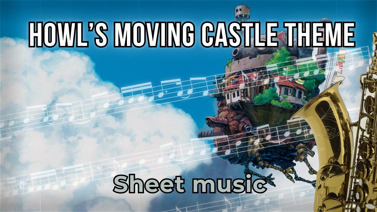 Merry-Go-Round of Life | TENOR SAXOPHONE SHEET MUSIC | Howl's