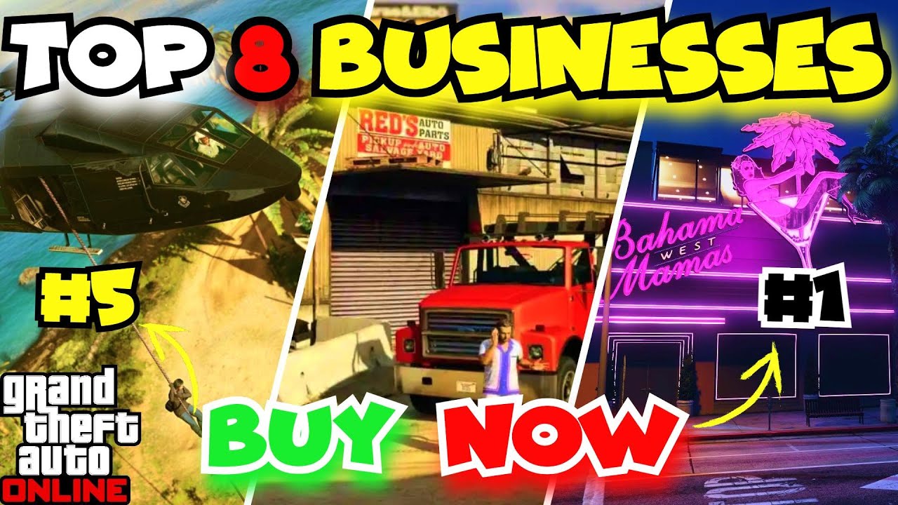 Top 8 BEST Solo Businesses To Make MILLIONS In GTA Online!!! YouTube