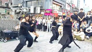 20231002 홍대 DANCETEAM 섬원크루(SOME ONE CREW) 버스킹 01 - Smoke 챌린지 _ Dynamicduo, Lee Young Ji