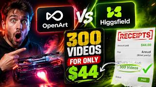 Openart vs Higgsfield 300 s for 44 Receipts Openart Director