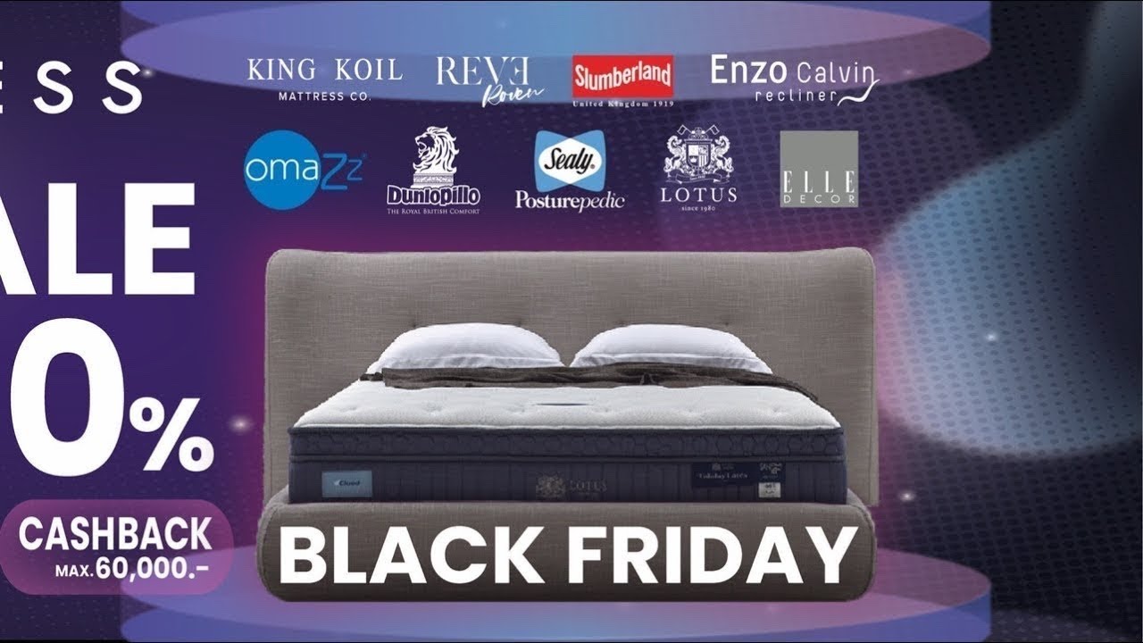 💸 เริ่มแล้ว! 11.11 + Black Friday  ‼️ Ekaluk Mattress สาขา ราชพฤกษ์