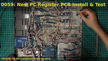 0059: PC Register PCB Solder-Up and Install | 16-Bit Computer From Scratch