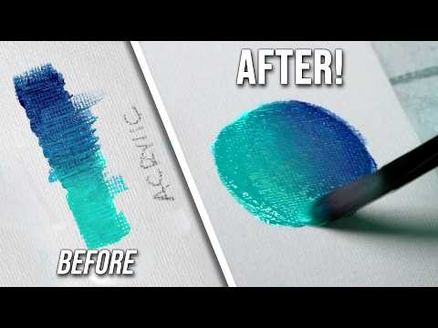How To Blend Acrylic Paints Like Oils