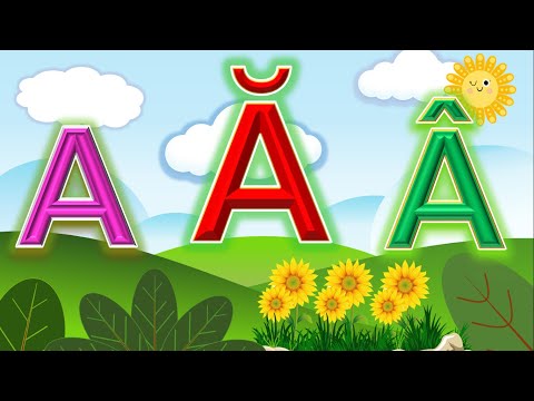 Video Bảng chữ cái tiếng việt phiên bản mới 2021 / Dạy bé... - YouTube