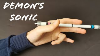 Demon's Sonic [Penspinning in Slow Motion]