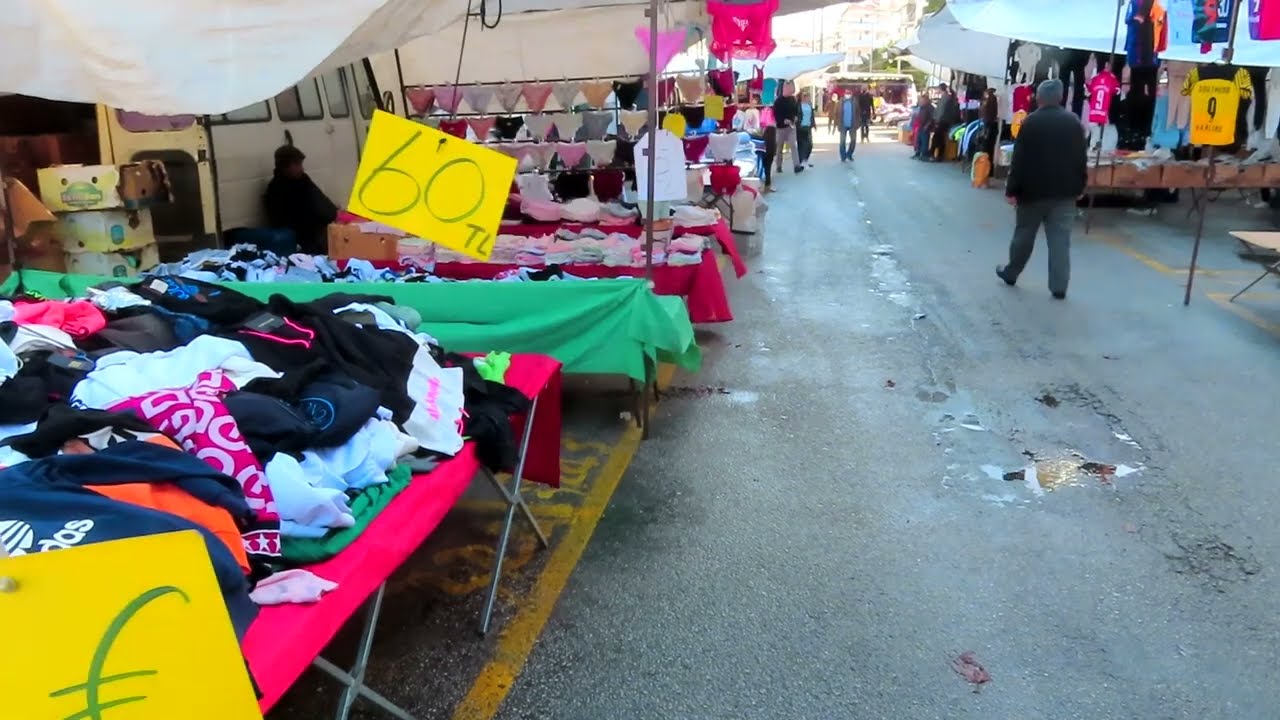 Понедельничный рынок в Оба, Аланья, Турция – барахолка 2022. (Monday’s Oba, Alanya, Turkey Market)