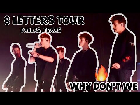 Why Don't We 8 Letters Tour (AKA Heaven) || Dallas,Texas *Vlog* - YouTube