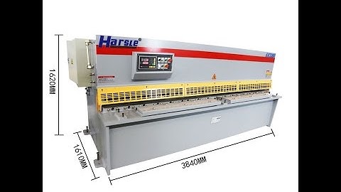 QC12K 6 2500 Hydraulic swing shearing machine with MD11 1 contorller