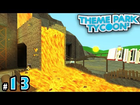 New Theme Park Tycoon 13 Lava Falls Bridge Roblox Youtube - scariest park ever in theme park tycoon 2 roblox youtube