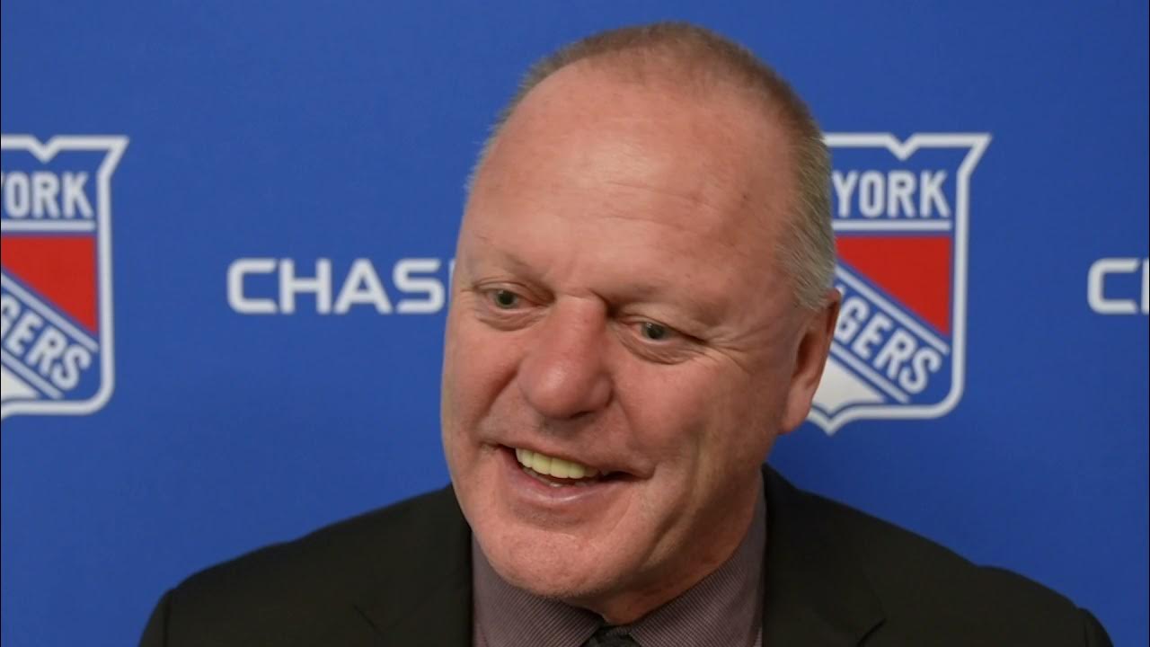 New York Rangers Coach Gallant Postgame Availability Oct. 1 YouTube