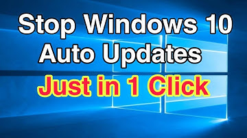How to Disable or turn off Windows 10 update permanently 2021