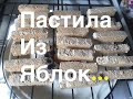 Мой урожай яблок в пастиле.