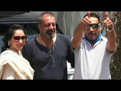 Old Friends Jackie Shroff And Sanjay Dutt Snapped Together Youtube