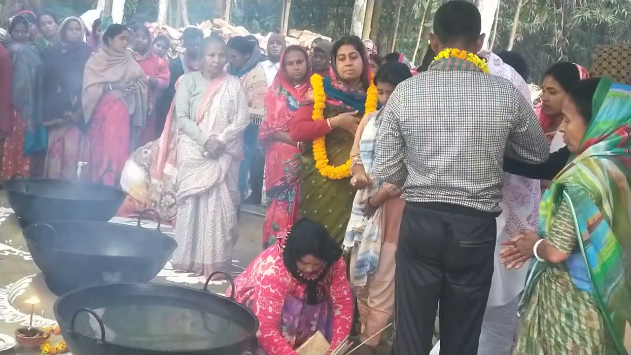 নির্মল দাদুর শ্রাদ্ধোত্তর অন্নদান অনুষ্ঠান।