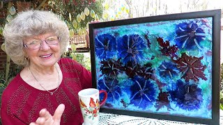 Beautiful Epoxy Resin Art Picture With Alcohol Ink In Ga. by helen wyatt 10,397 views 2 years ago 1 hour, 2 minutes