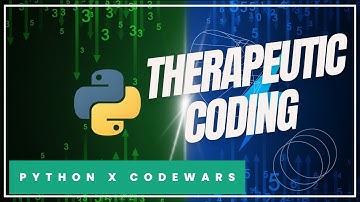 Unwind with some therapeutic coding — solving Python Codewars challenges live, step by step.