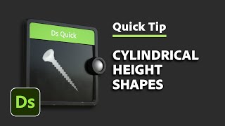 Cylindrical Height Shapes | Designer Quick Tip #12 | Adobe Substance 3D