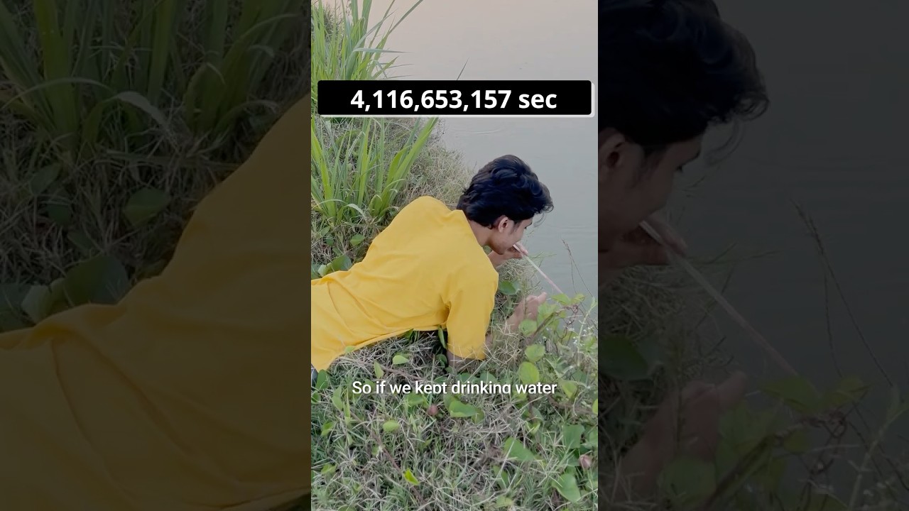 How Long Would It Take to Drink an Entire Pond?