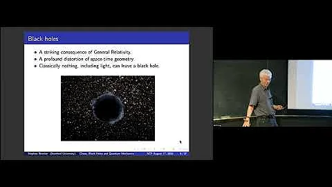 Chaos, Black Holes, and Quantum Mechanics - Stephe...