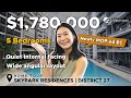 SkyPark Residences : High Floor 5-Bedroom Home Tour in Sembawang ($1.78M, District 27)