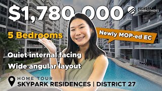 SkyPark Residences : High Floor 5-Bedroom Home Tour in Sembawang | $1.78M, D27  (Miakela-Joy)