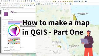 How to Make a Map in QGIS | QGIS Tutorial for Beginners (Part 1) Guide