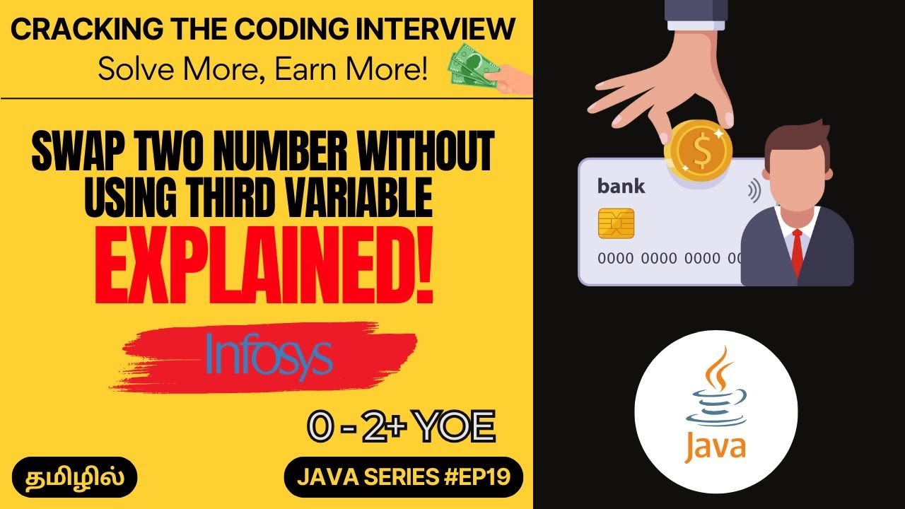 EP-19 | Swap two numbers without using third variable | Explained in ...