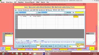 BarCode Tag Creation Entry || Shree Shubhlaxmi infotech || Jewellery Software Development Company screenshot 4