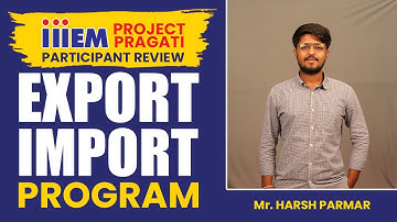 Participant Review About Our Project Pragati - Mr Harsh parmar | iiiEM
